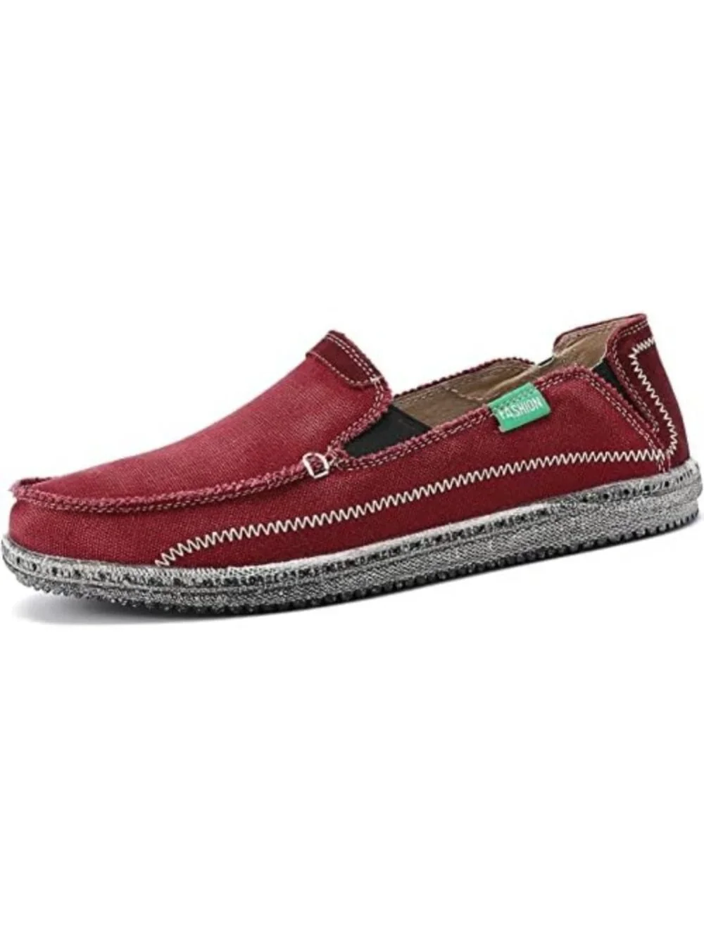 Casual Slip-On Deck Shoes for Men | Vintage Canvas Loafers | Beach & Boat